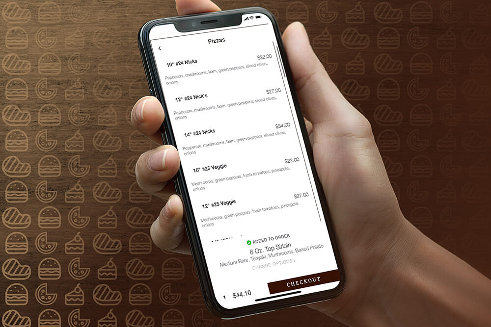 Nick’s Steakhouse Custom Portal